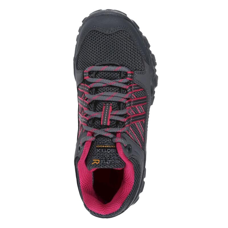 Scarpe Da Passeggio Impermeabile Bambini Regatta Edgepoint Acciaio Pink Fusion