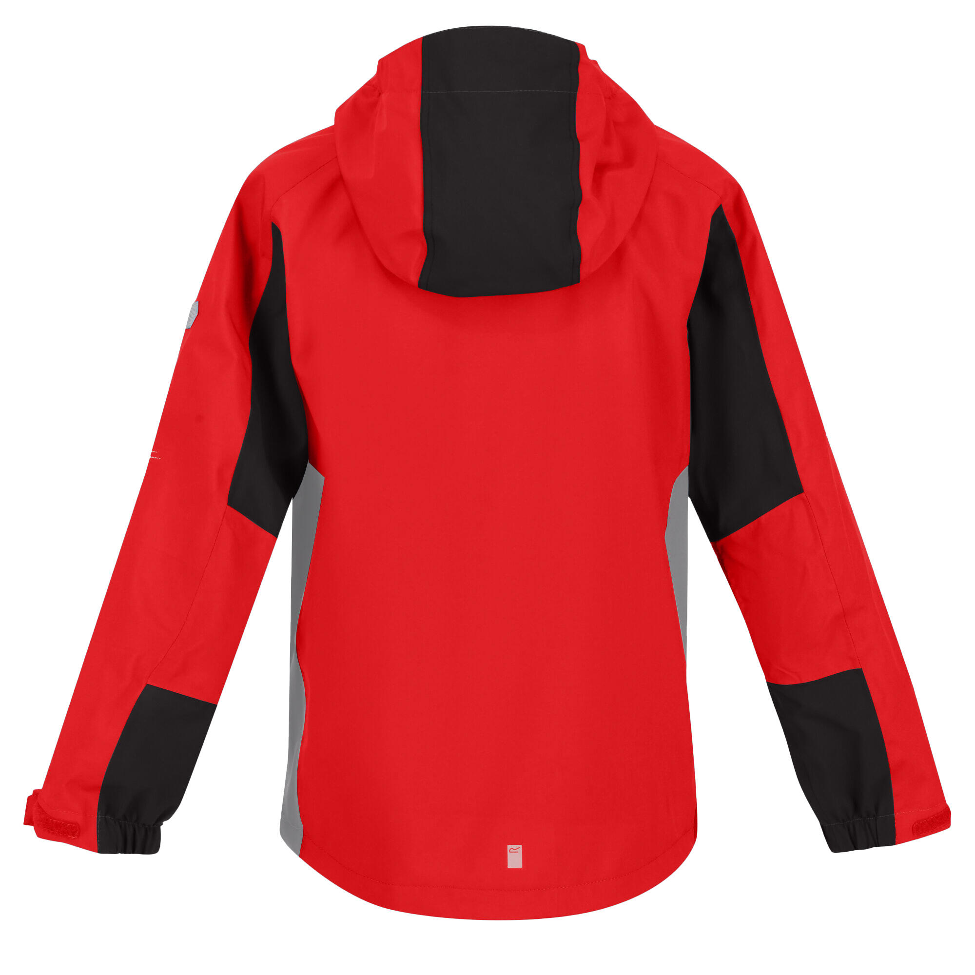 Childrens/Kids Highton III Waterproof Jacket (Chinese Red/Ash) 2/5