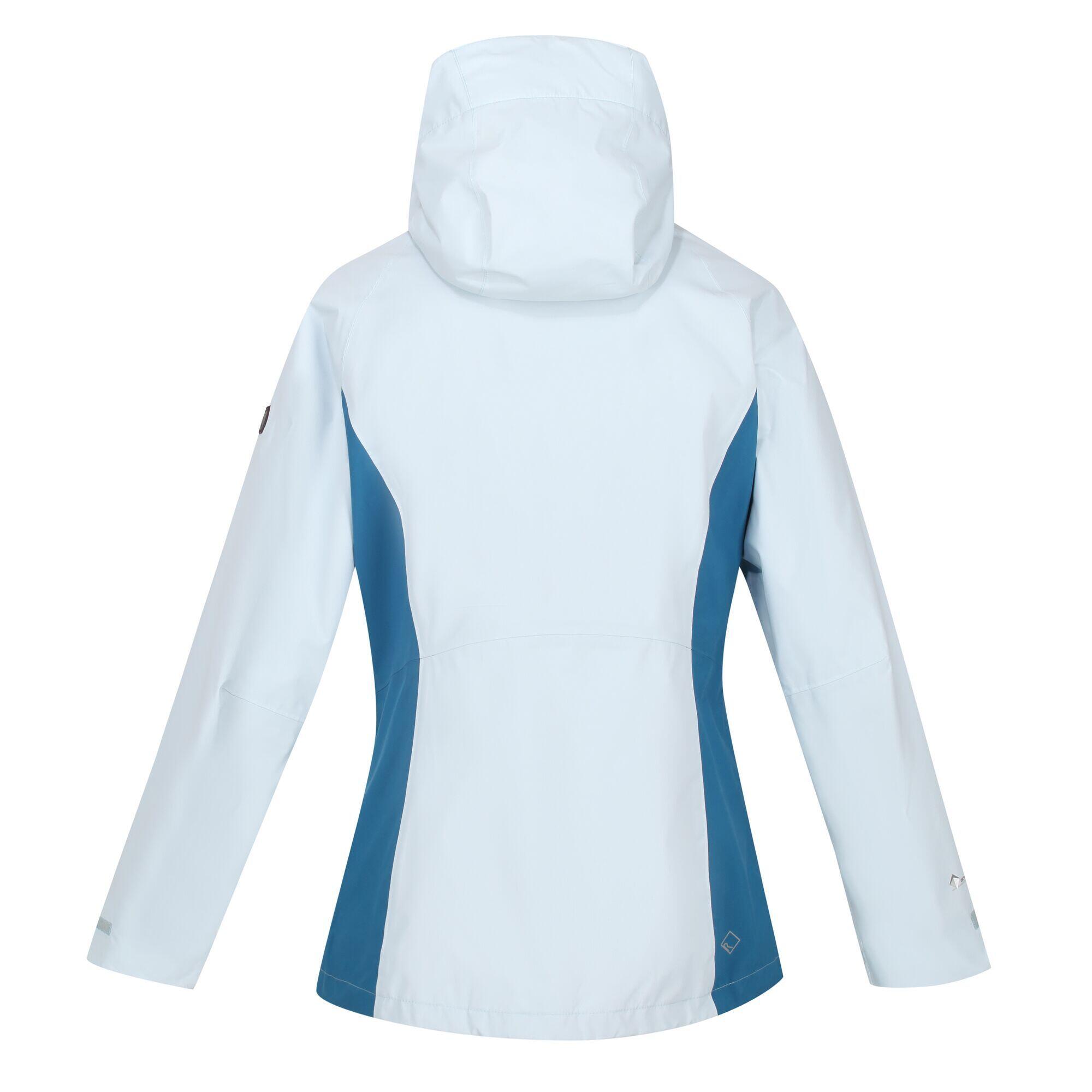 Womens/Ladies Highton Stretch II Waterproof Jacket (Ice Blue/Blue Sapphire) 2/5