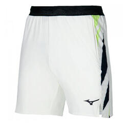 Short de Tennis Blanc Homme Mizuno 8 Amplify