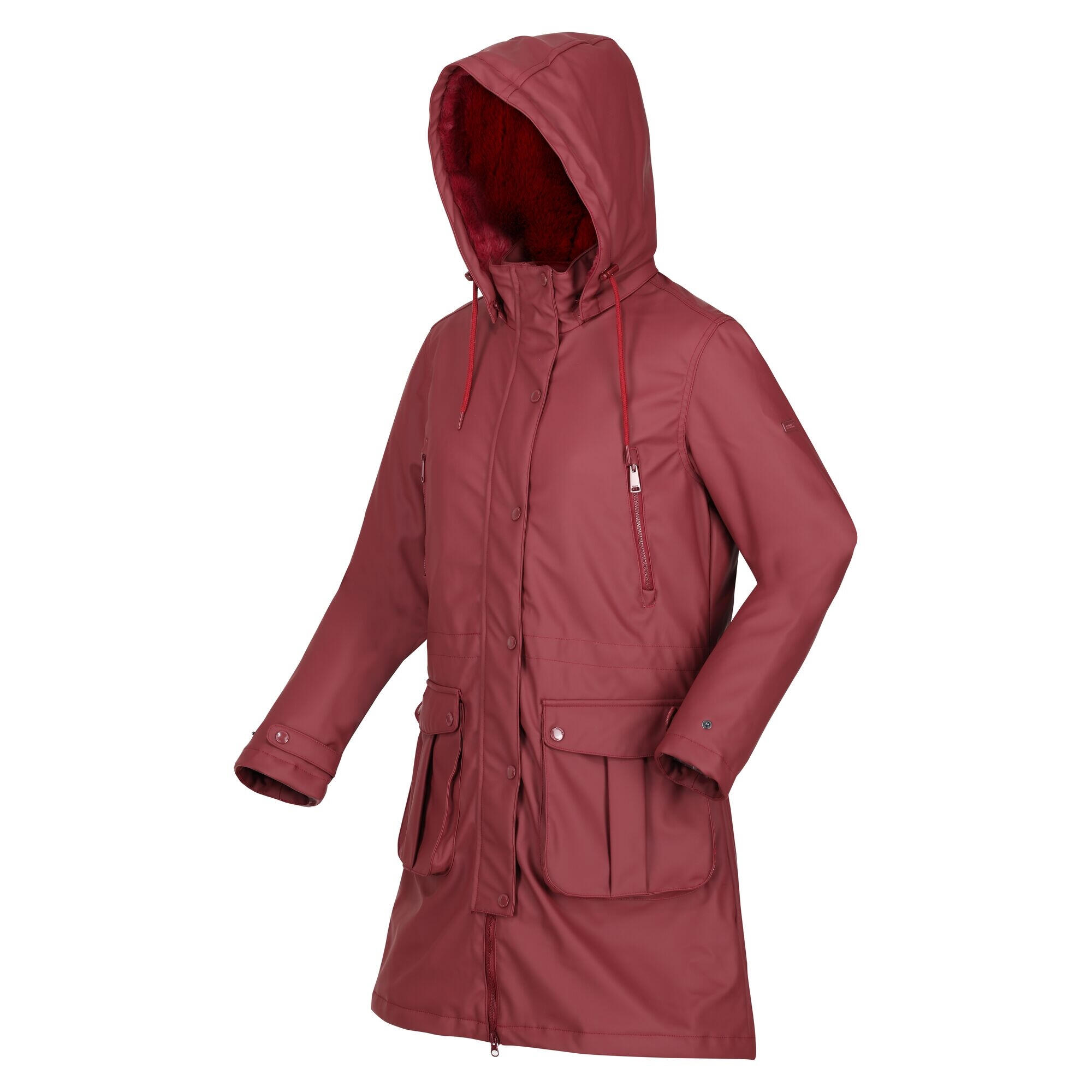 Womens/Ladies Fabrienne Insulated Parka (Cabernet) 3/5