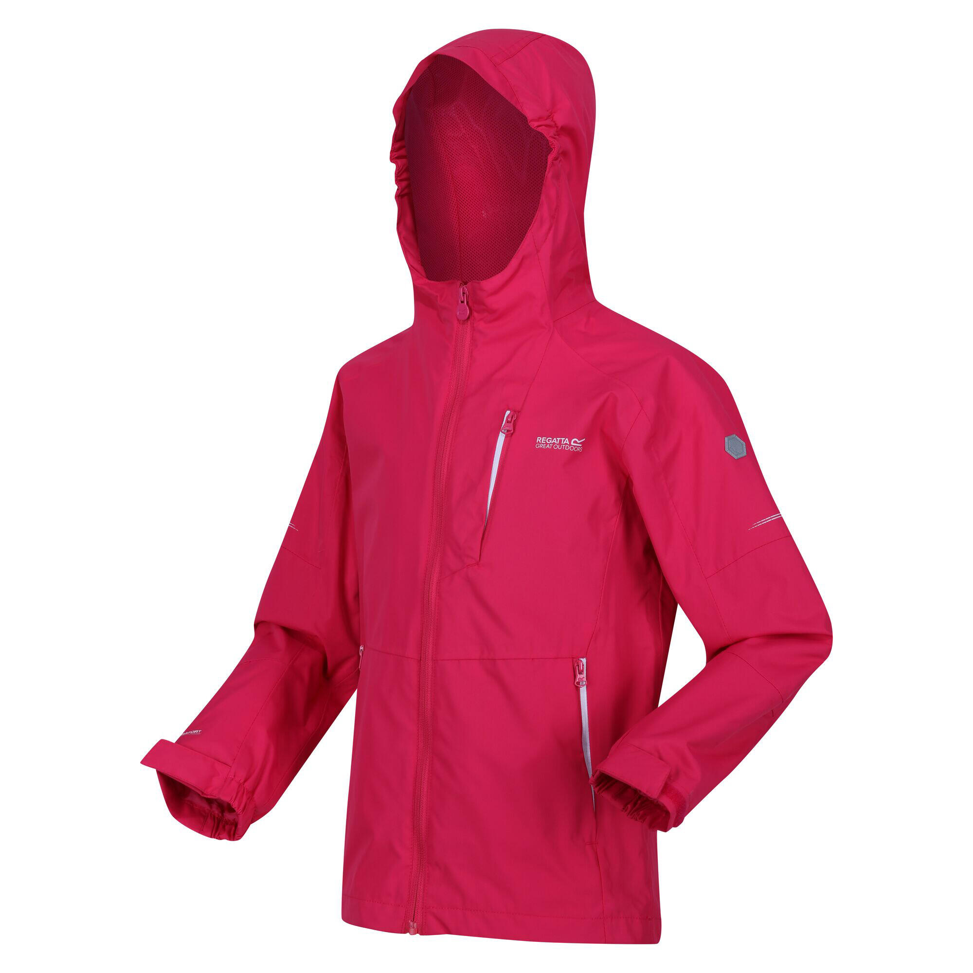 Childrens/Kids Calderdale II Waterproof Jacket (Pink Potion) 2/3