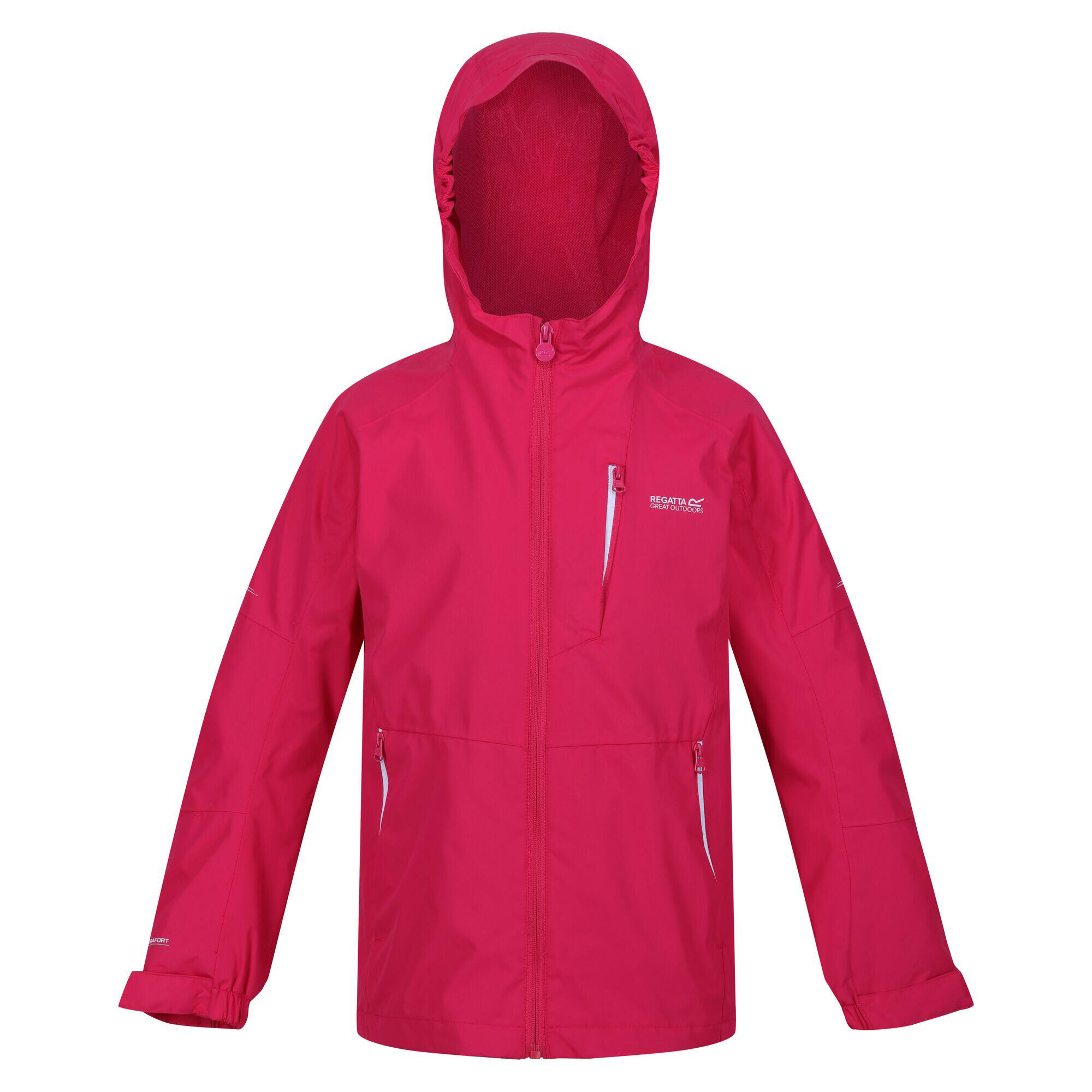 REGATTA Childrens/Kids Calderdale II Waterproof Jacket (Pink Potion)