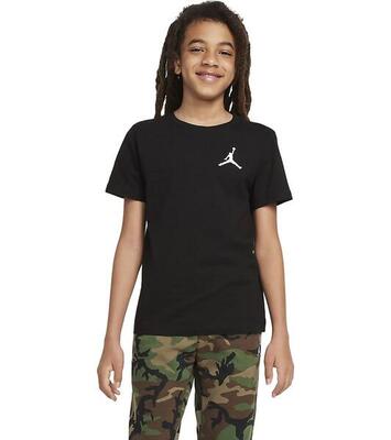 T-shirt met korte mouwen voor kinderen jordan jumpman air emb zwart