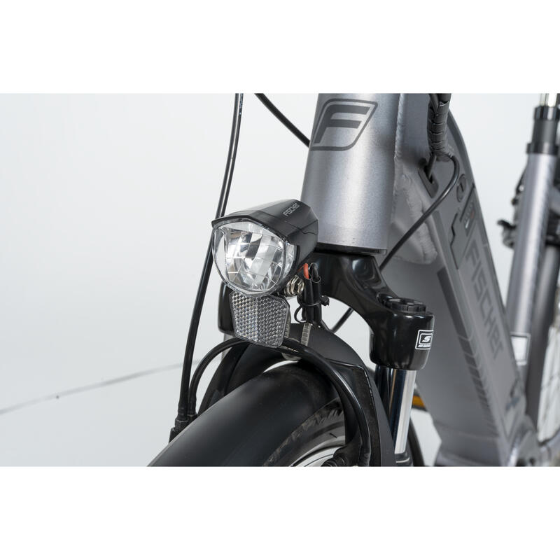 Lampka rowerowa do dynama przednia Fischer LED, 70 LUX