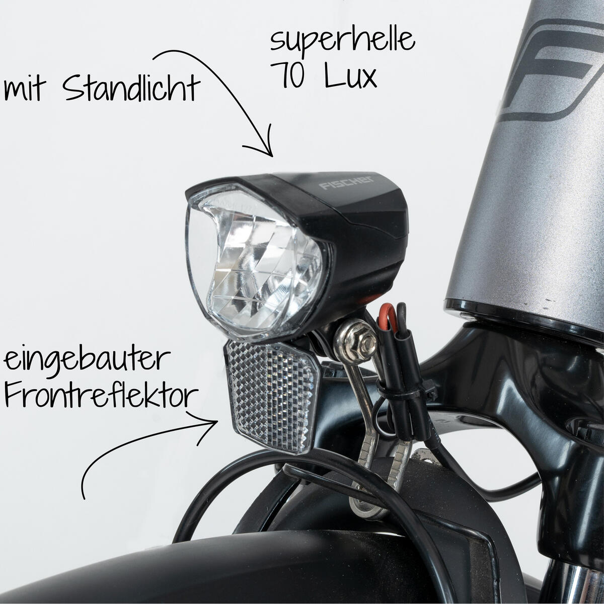 Éclairage de vélo Fischer Dynamo LED 70 lux 5/5