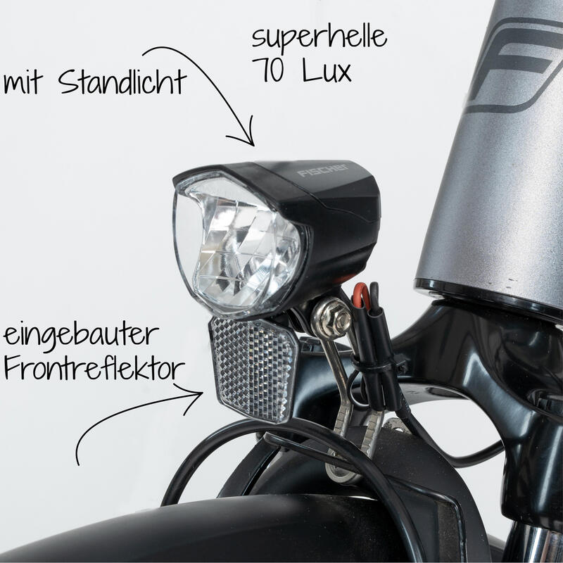 FISCHER Dynamo LED-Scheinwerfer 70 Lux