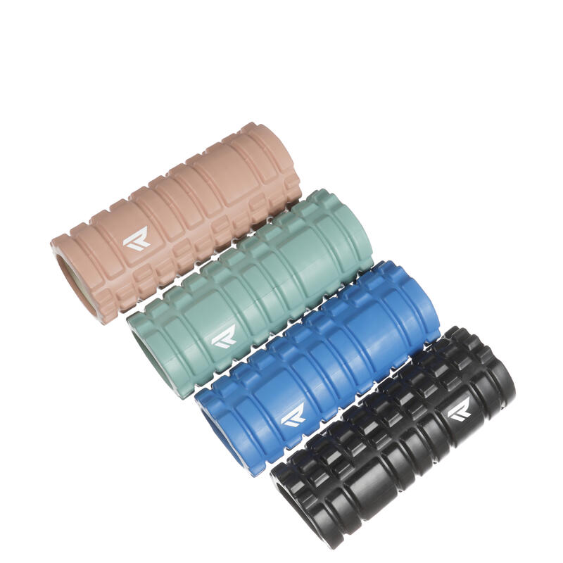 ROLO DE MASSAGEM/FOAM ROLLER de espuma 33cm - preto