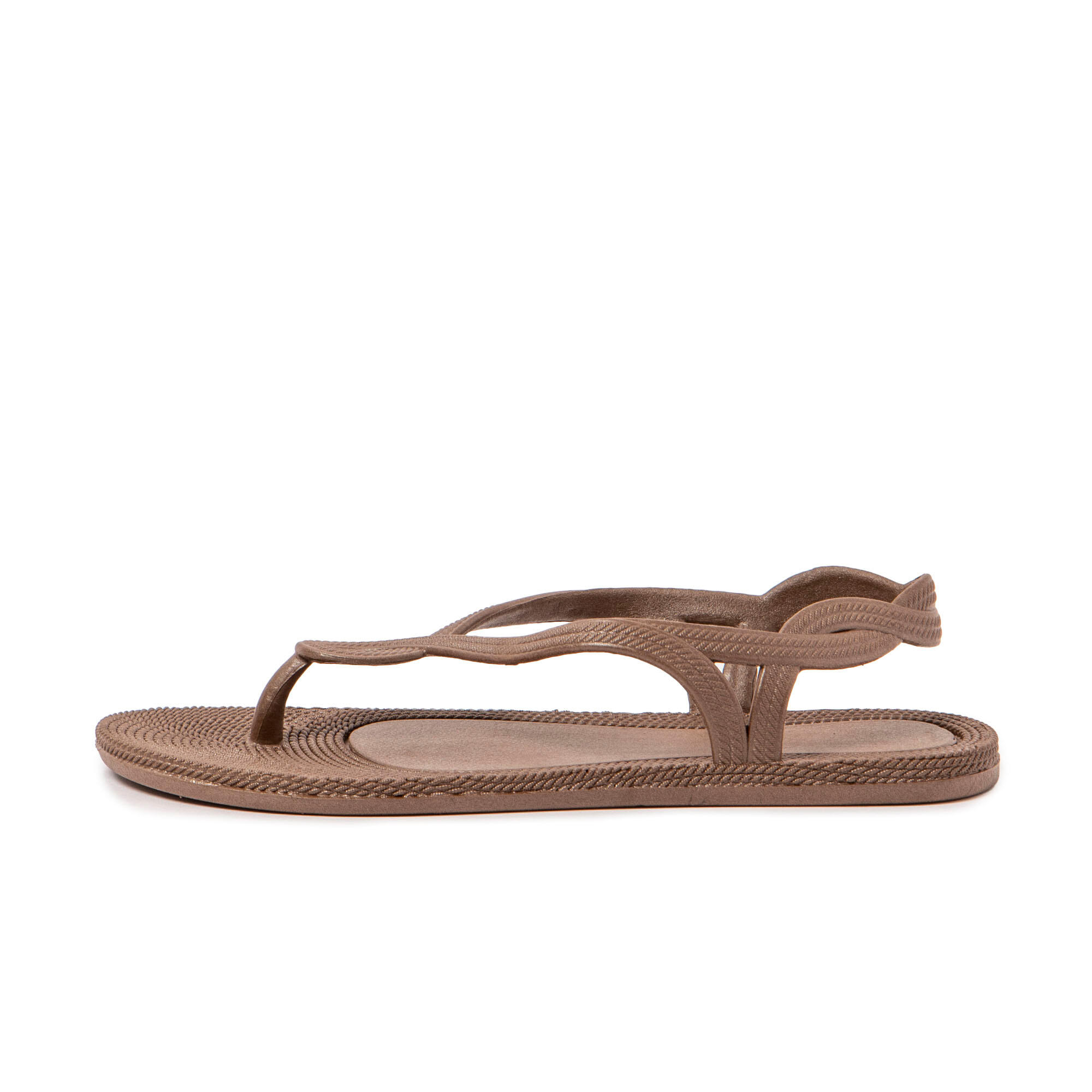 Brasileras Teenslippers Vrouwen Bruin rubberen zool 4/7