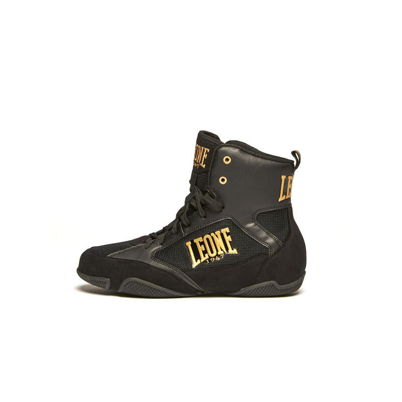 Bota boxeo adulto Leone1947  premium negro