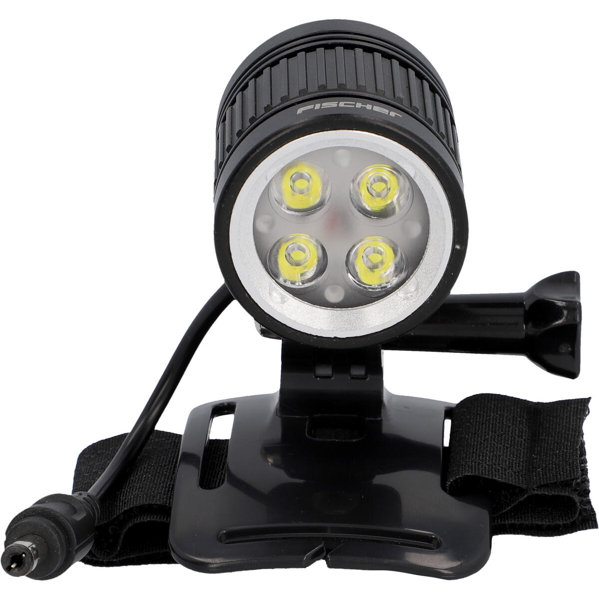 FISCHER LED Fahrradhelmlampe LUMOZ 1600, 4 Leuchtmodi, inkl. Akku 4/7