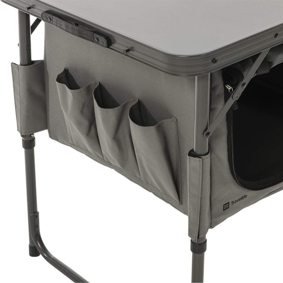 Travellife Toledo armoire de rangement pliable large dark grey 4/6