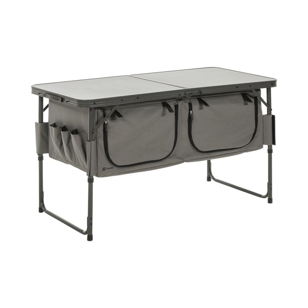 Travellife Toledo armoire de rangement pliable large dark grey 3/6