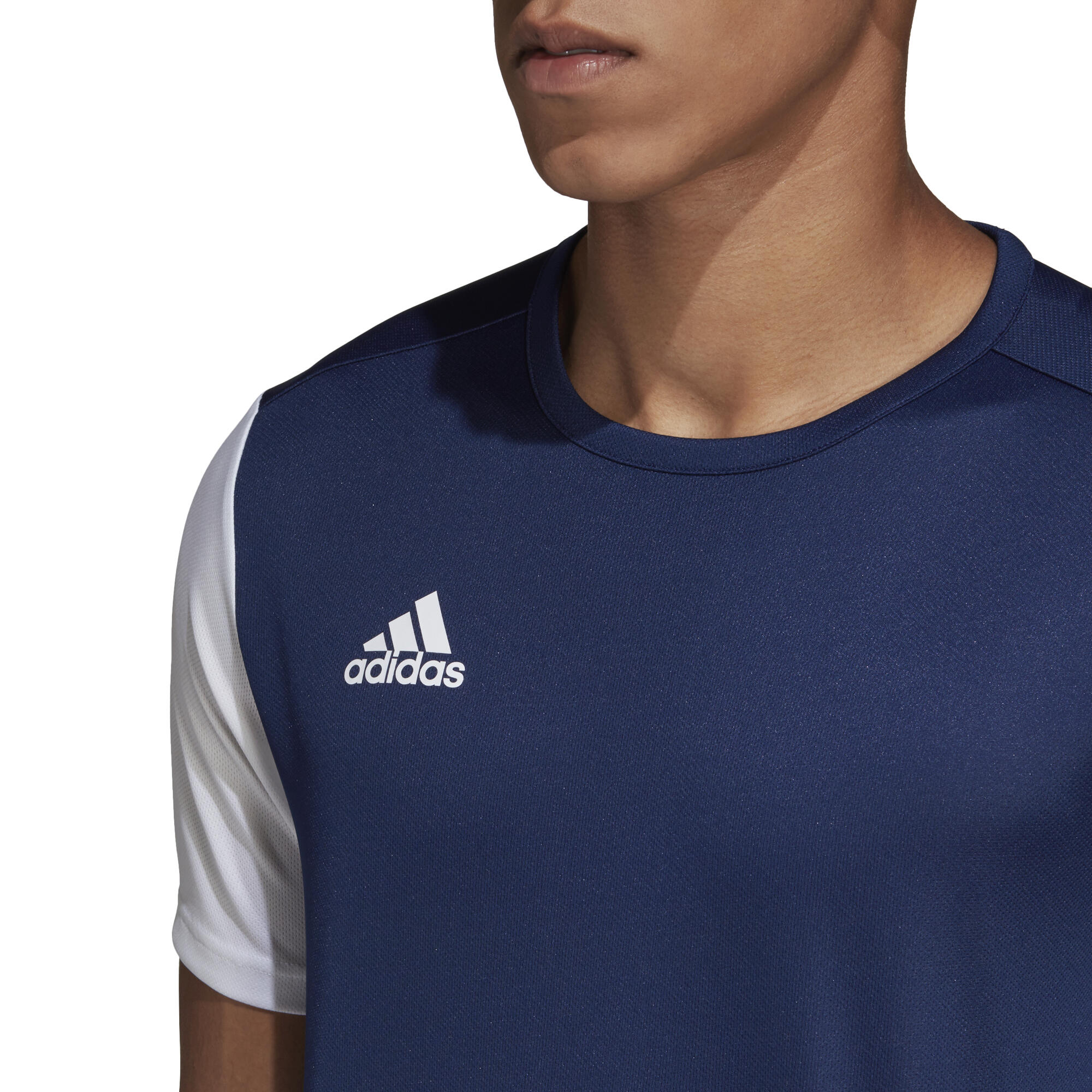 T-shirt da calcio uomo adidas blu 2/5