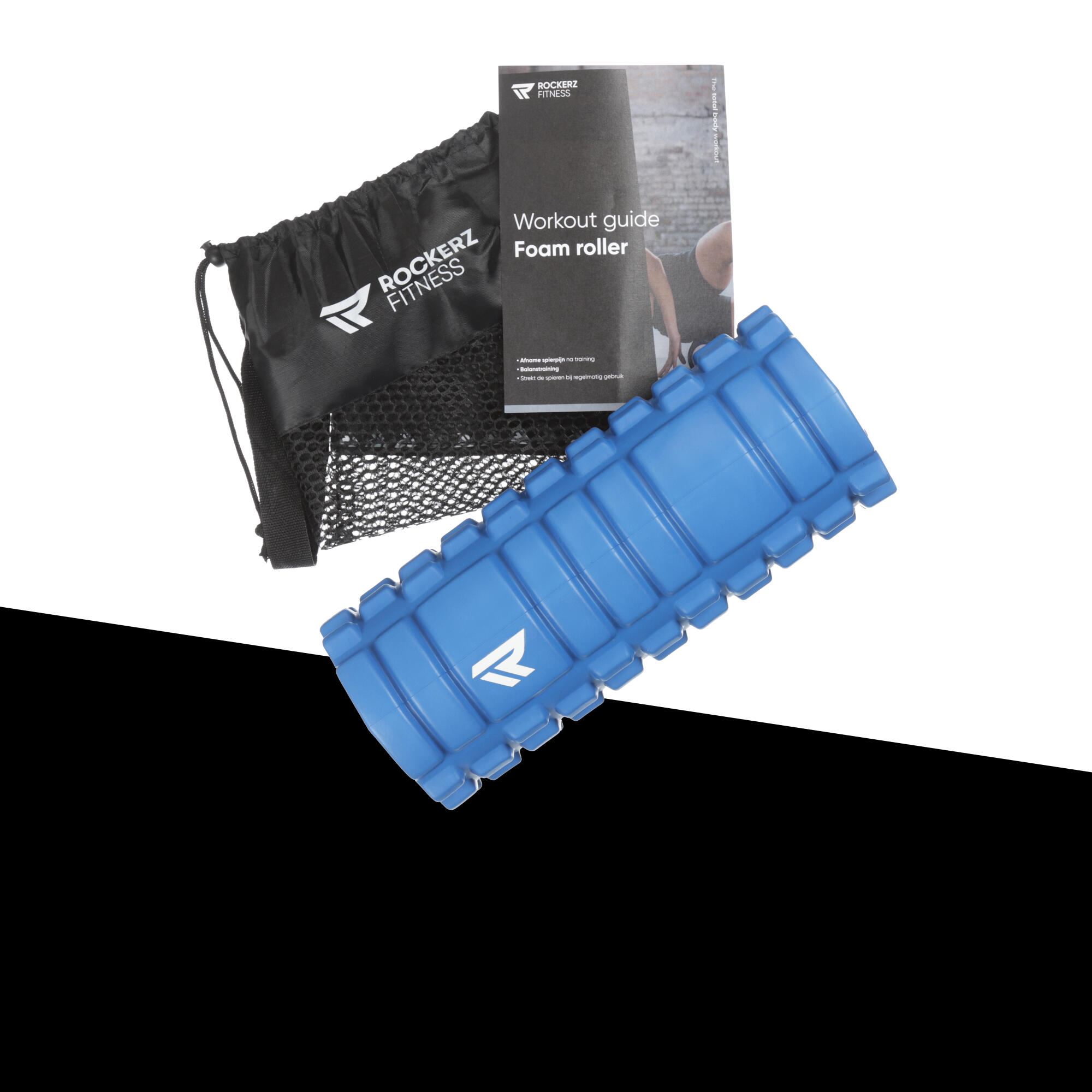 Rouleau de massage en mousse - Massage des points de déclenchement - 33cm- bleue 2/8