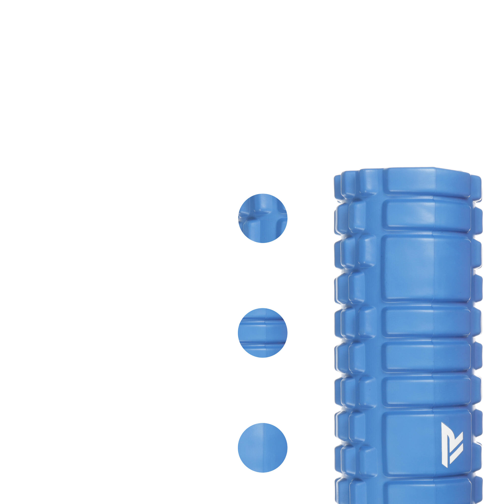Rouleau de massage en mousse - Massage des points de déclenchement - 33cm- bleue 3/8