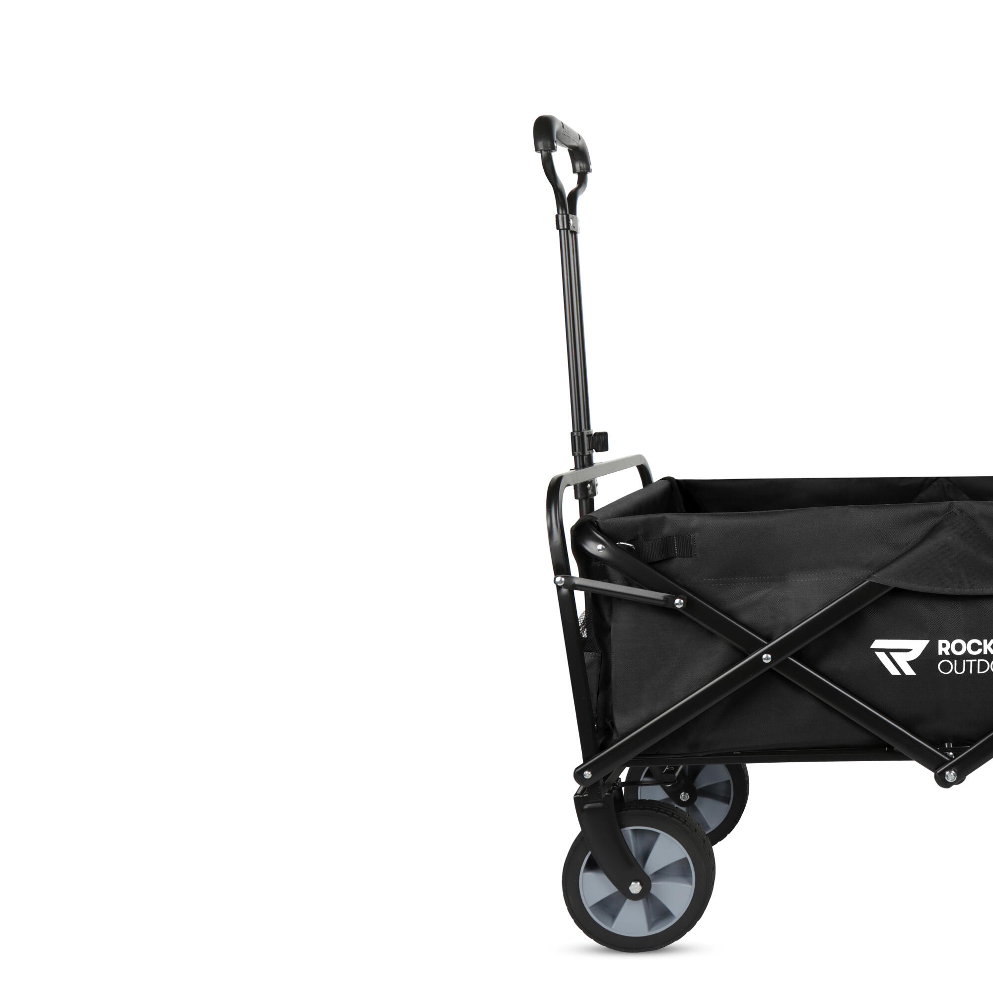Chariot à bascule - Wagonnet - Pliable - Grande capacité (XL) - Noir 5/7