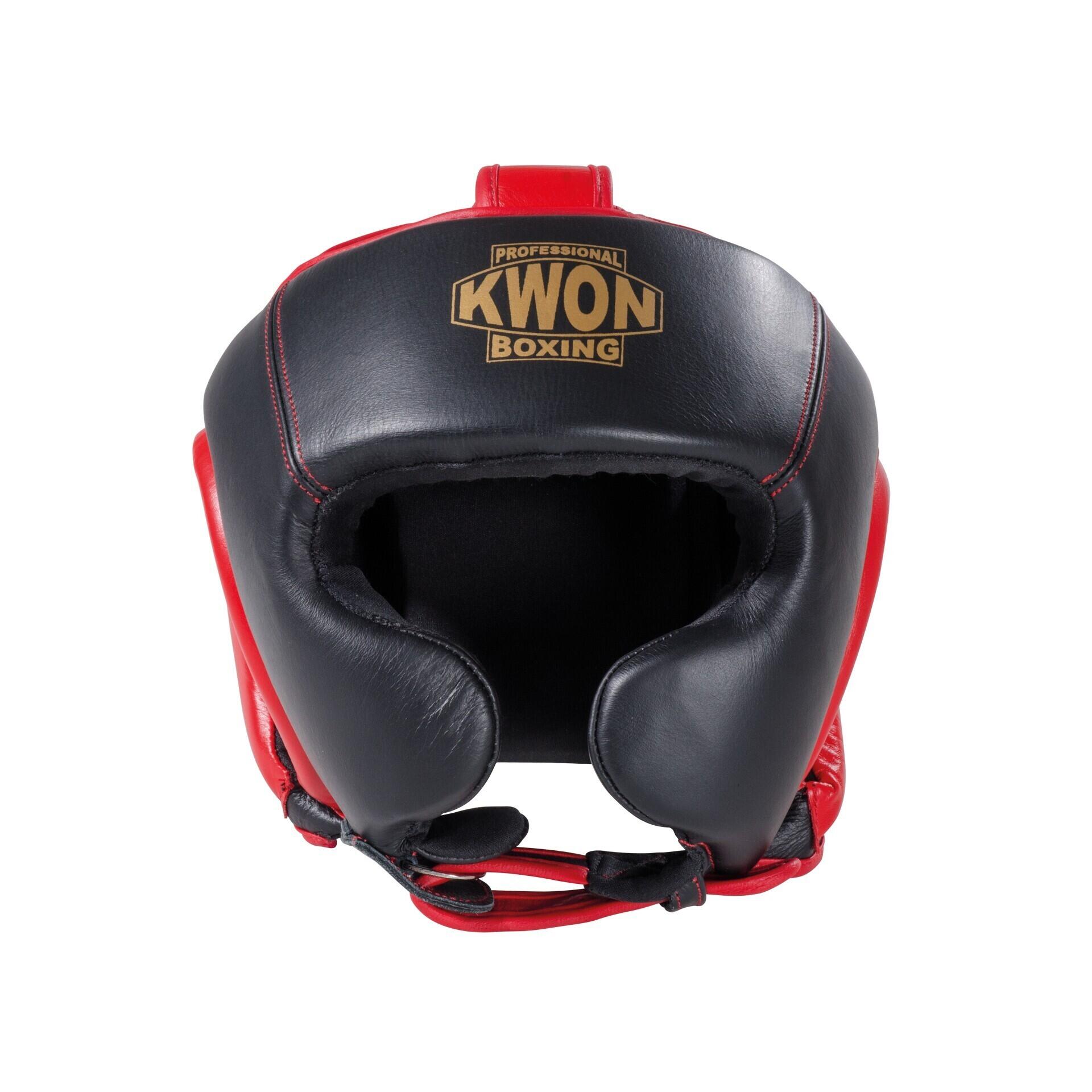 Kwon - Casque De Boxe Pour Sparring Kwon Prof.box. - Casque De Boxe - Noir|rouge - 48 Xl - Decathlon