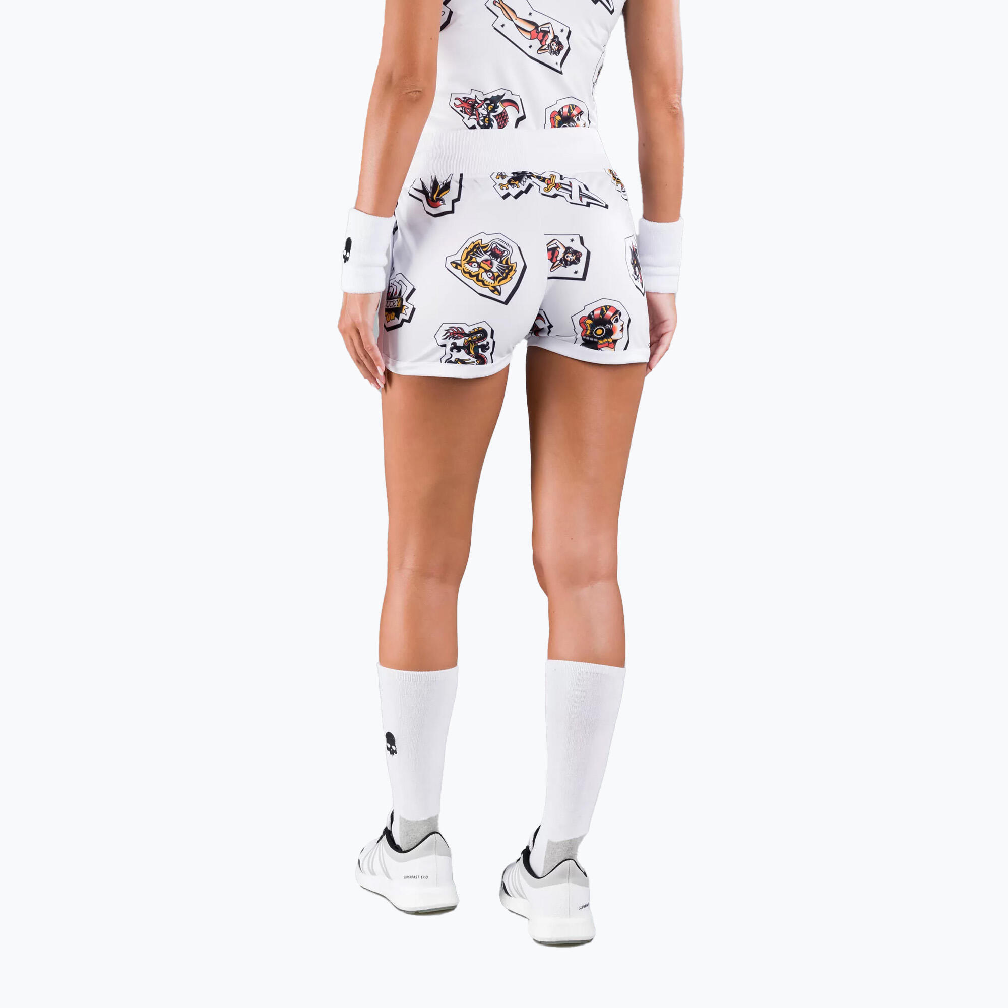 HYDROGEN Tattoo Tech tennisshort voor dames 4/5