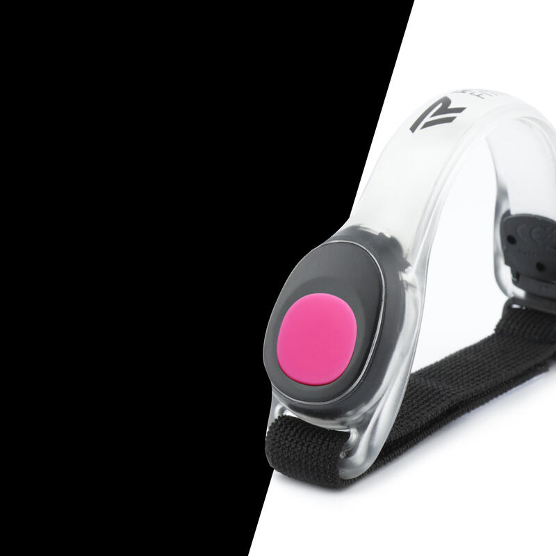 Illuminazione da corsa - Luci da corsa con batterie - Set di 2 - Colore: Rosa