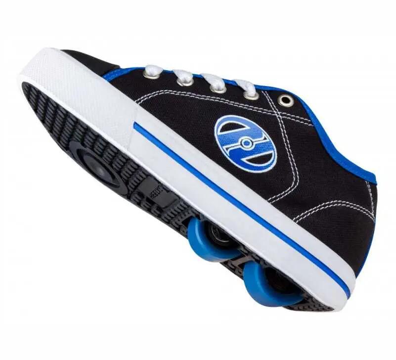 Heelys Classic X2 Noir/Bleu Chaussures à Roulettes 3/4