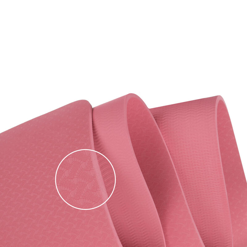 Tappetino yoga - Tappetino fitness antiscivolo - Tappetino sportivo spesso -Rosa