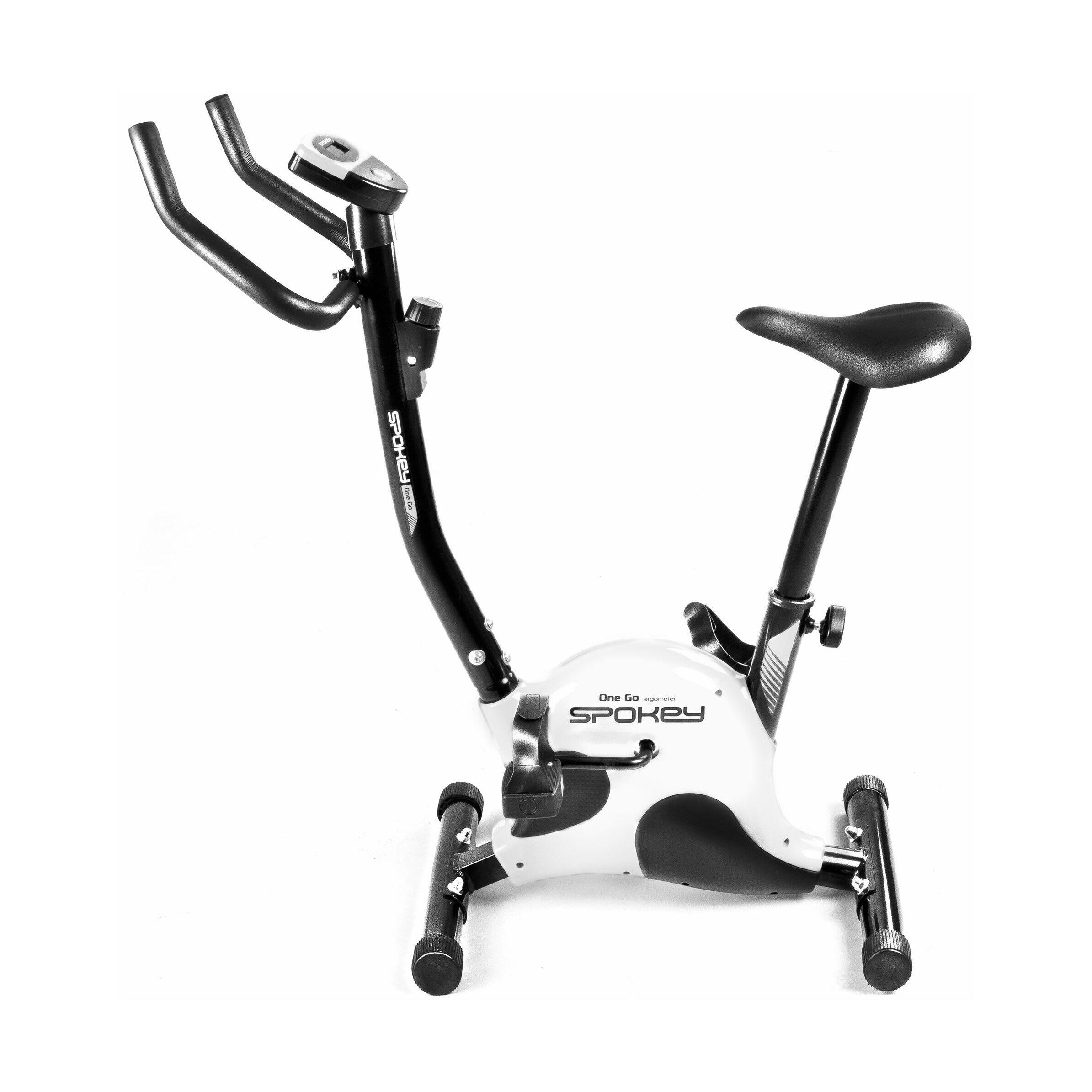 Vélo d'appartement Spokey Onego blanc 2/7
