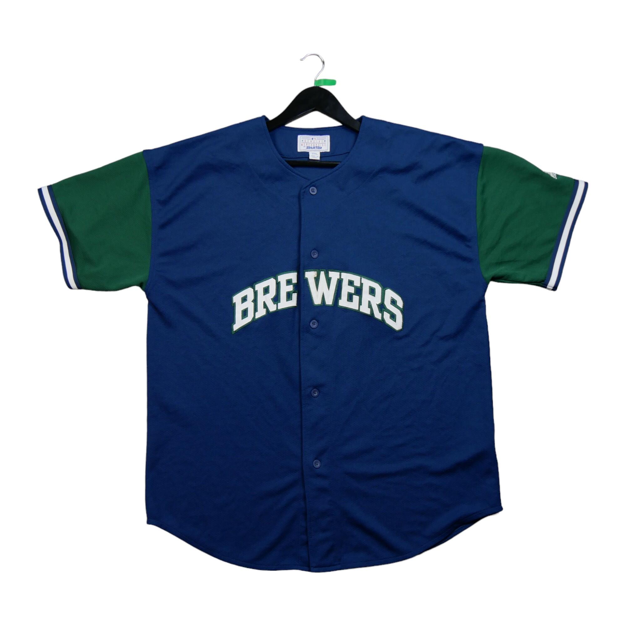 Seconda Mano Milwaukee Brewers MLB Maglia da Inizio Stato molto buono STARTER Decathlon