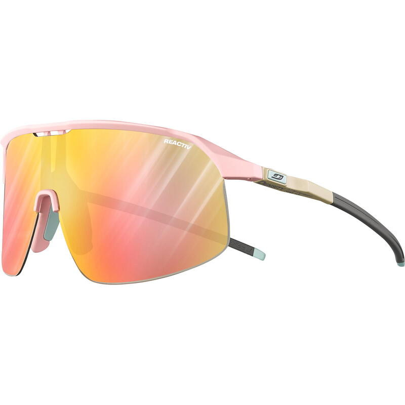 Fahrradbrille Density Reactiv Light Amplifier 1-3 rosa-camel-ice mint