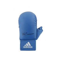 Guantes de Karate con pulgar WKF Rojo/Azul ADIDAS