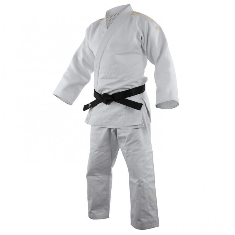 Kimono de judo ADIDAS millenium con rayas doradas