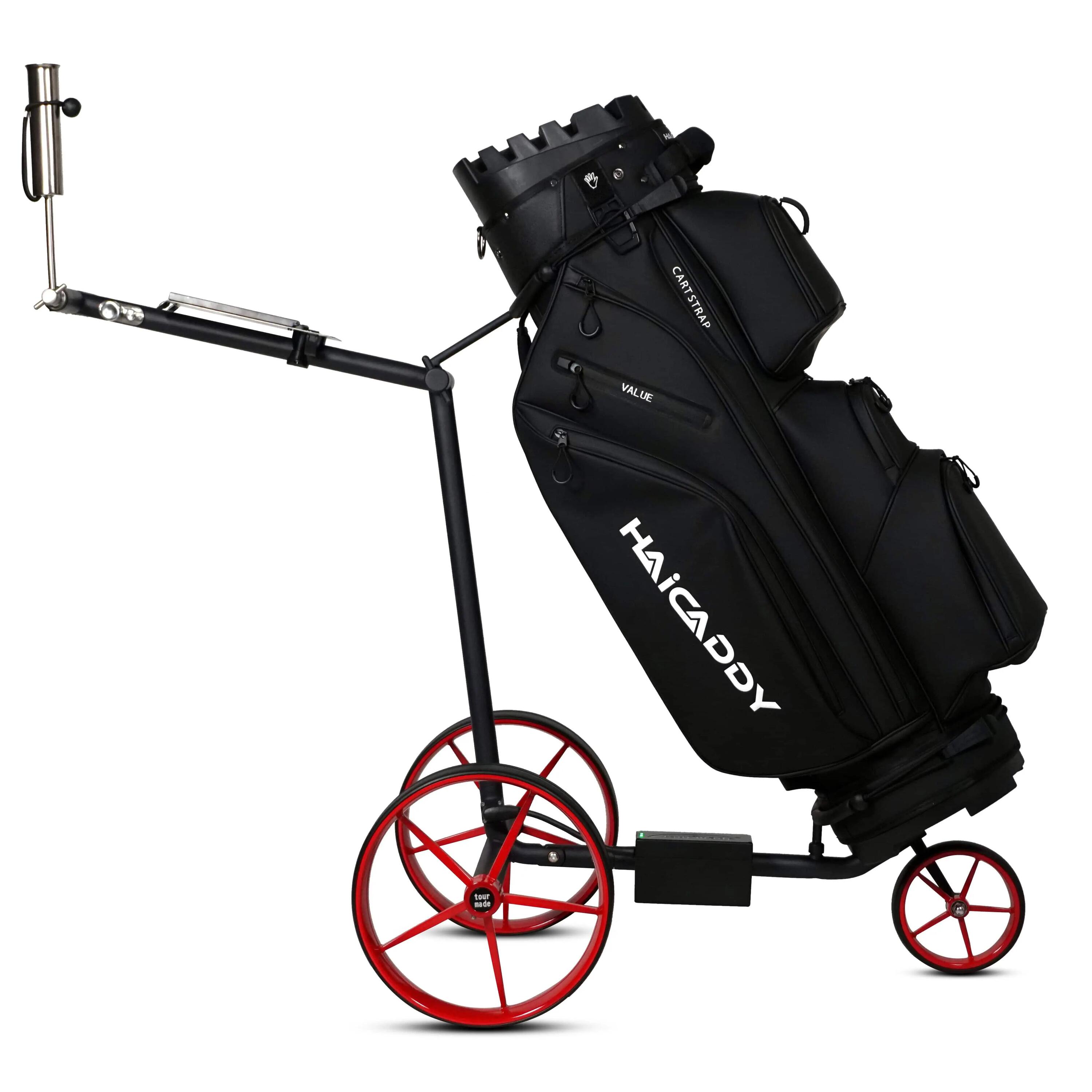 Tour Made Haicaddy® HC9 BLACK EDITION elektrische golftrolley 3/7