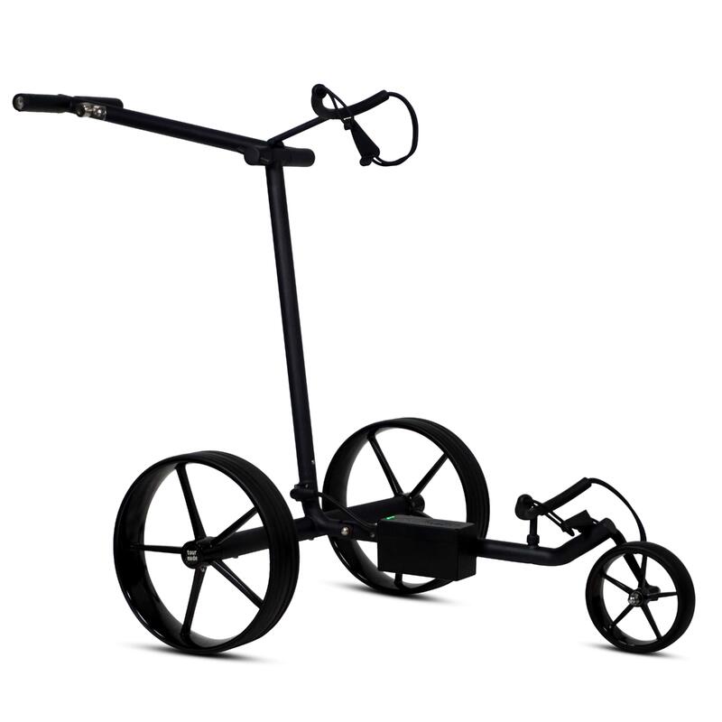 Tour Made Haicaddy® HC9 BLACK EDITION Chariot de golf électrique