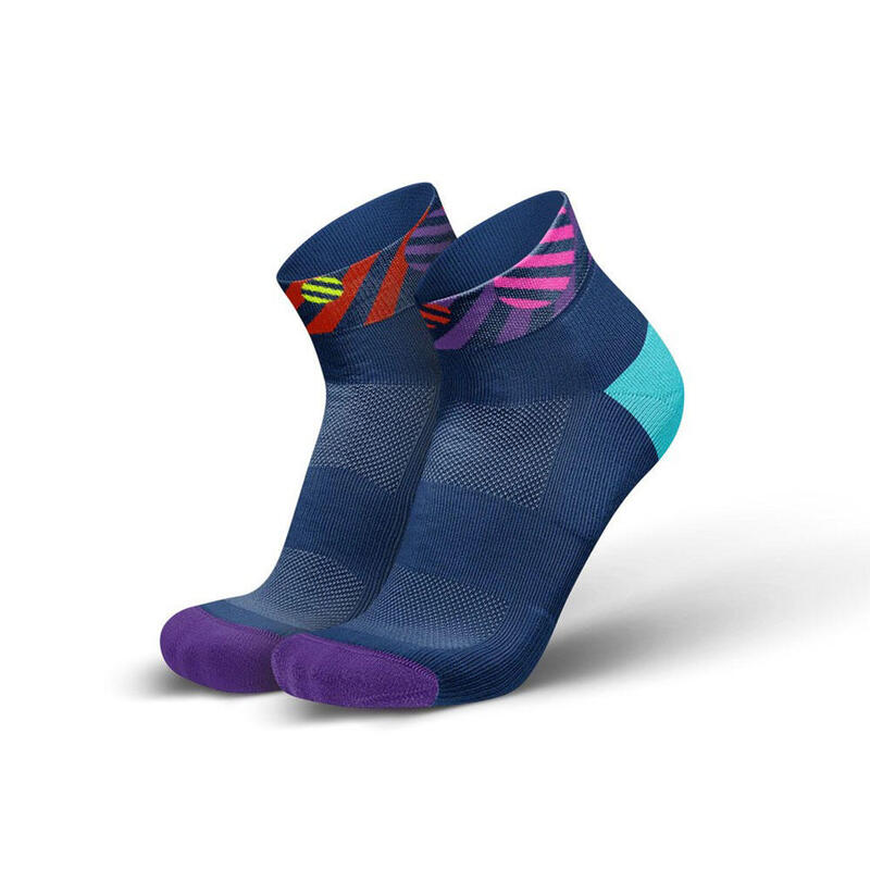 Breathable Low-Cut Running Socks - Globes Purple Red