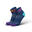 透氣中筒跑步襪 - 紫色