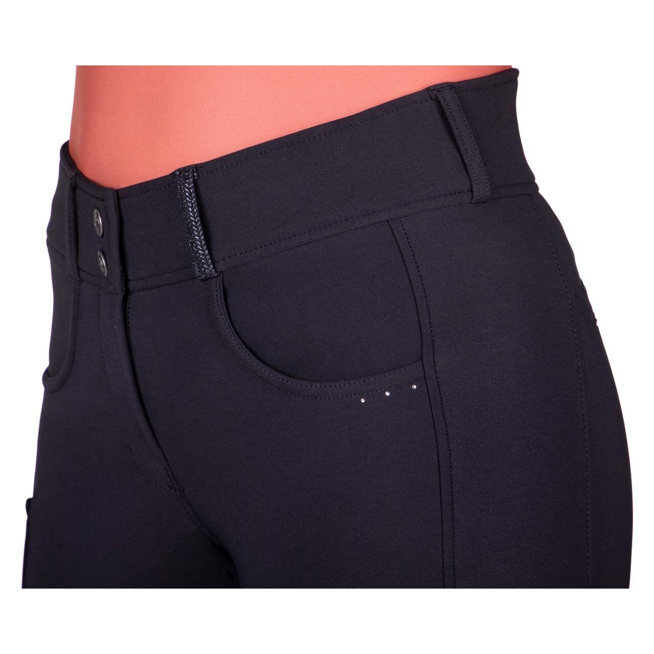 Pantalon équitation full grip QHP Kae 7/7