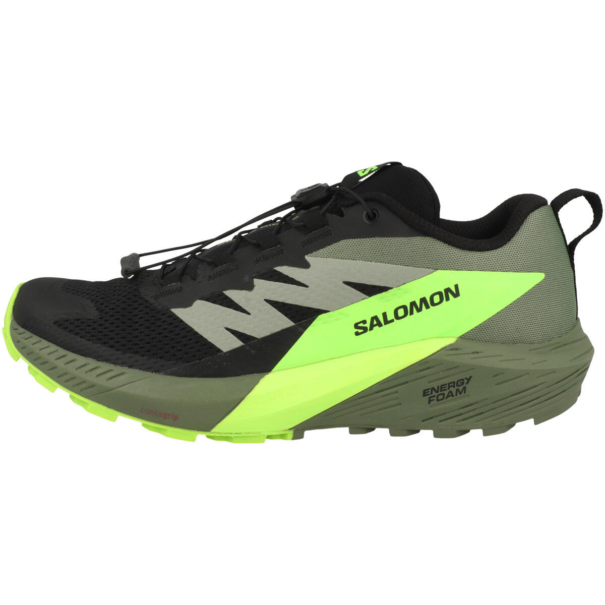 Salomon - Chaussures Running Hommes Salomon Sense Ride 5 - Chaussures De Sport - Gris|vert - 46 - Decathlon
