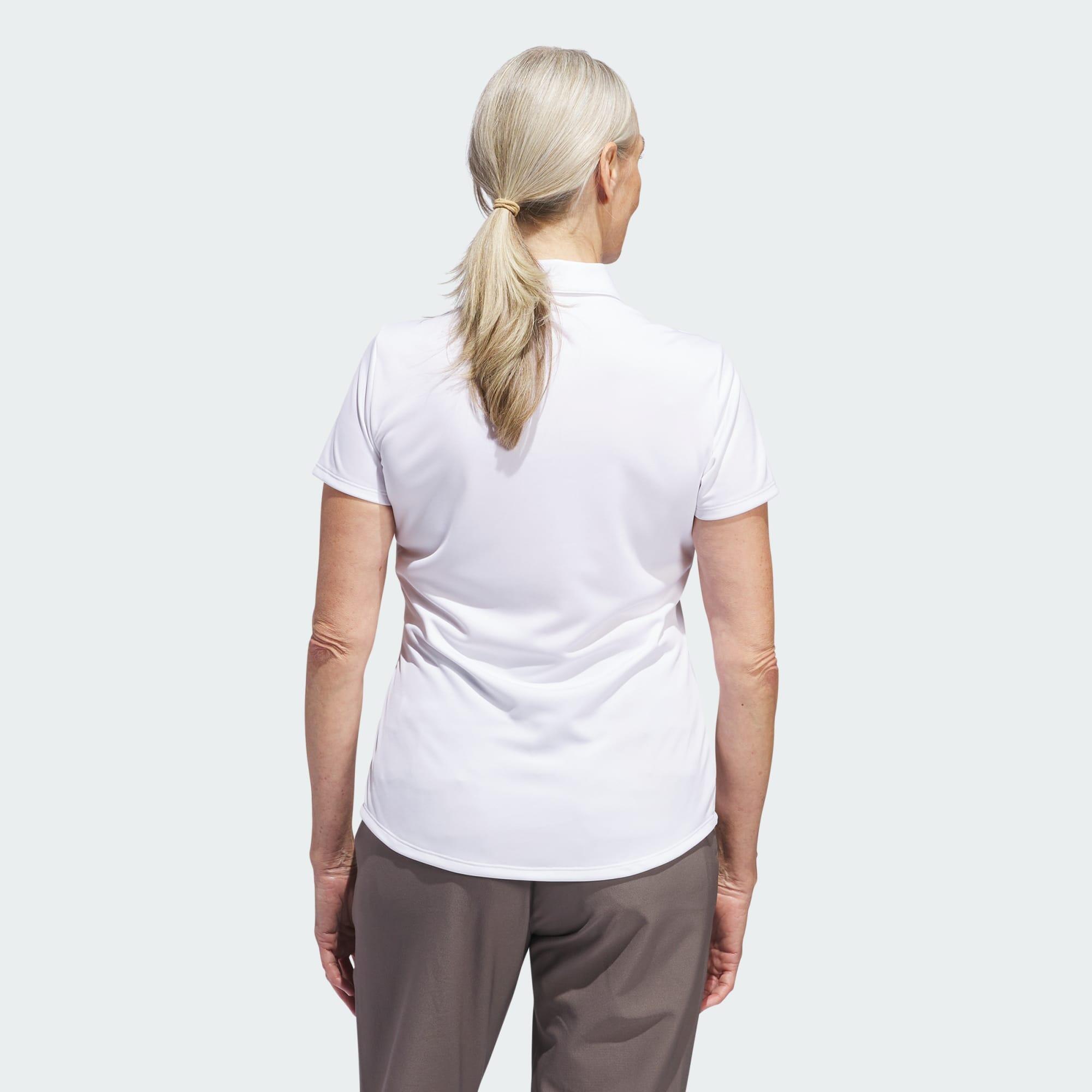 Women's Solid Performance Short Sleeve Polo Shirt 3/7