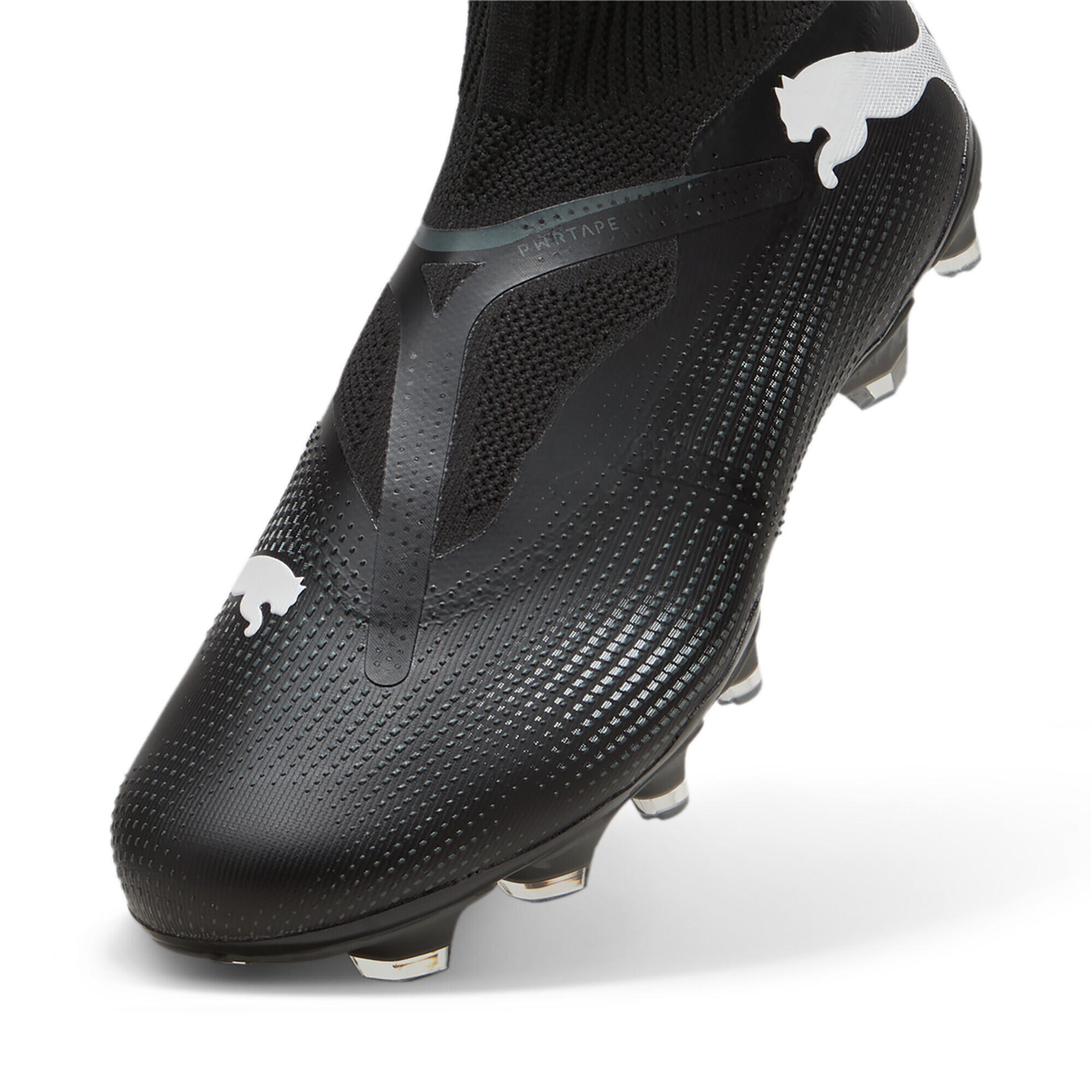 FUTURE 7 MATCH FG/AG Fußballschuhe ohne Schnürsenkel Herren PUMA Black White 7/7