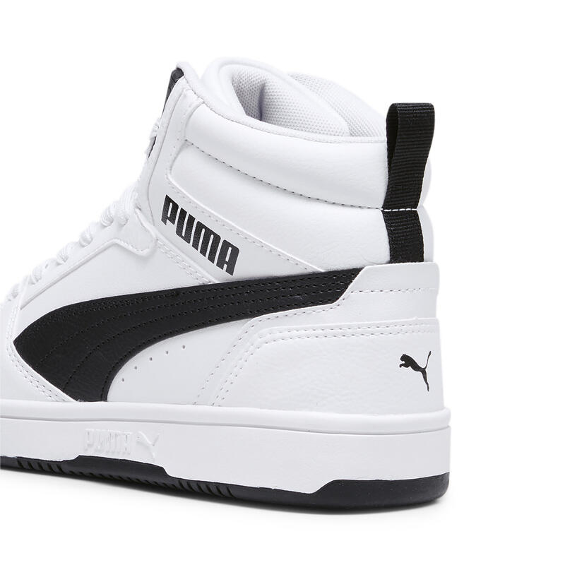 Tenisky Rebound V6 Mid pro mládež PUMA White Black