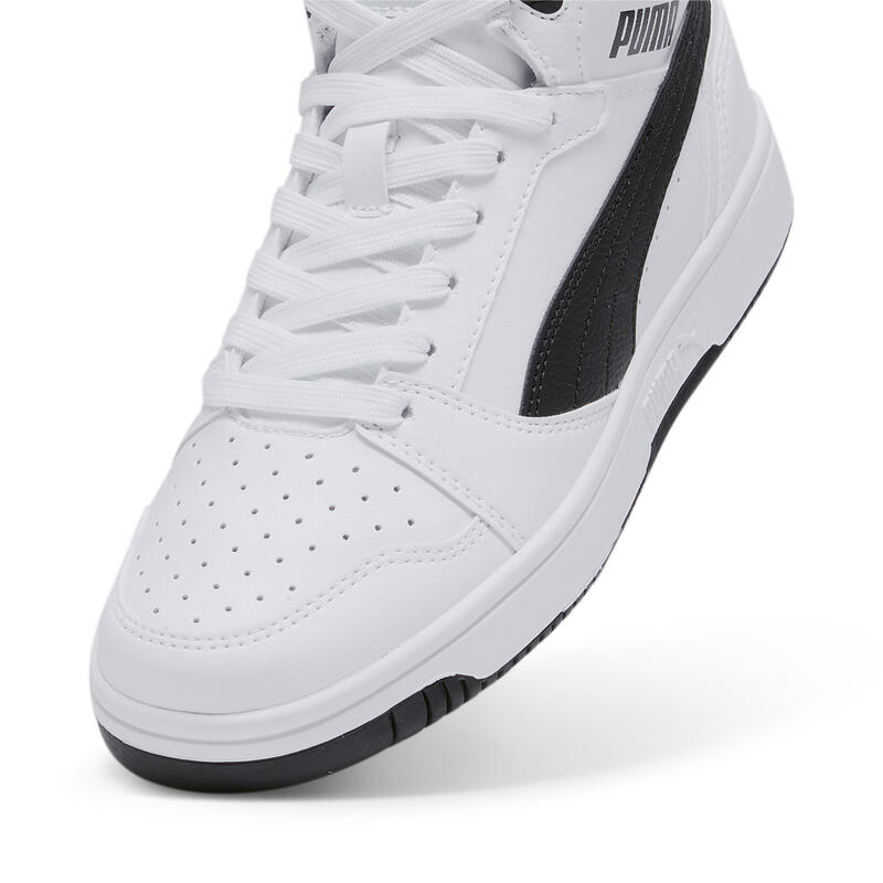 Rebound V6 Mid sneakers voor jongeren PUMA White Black