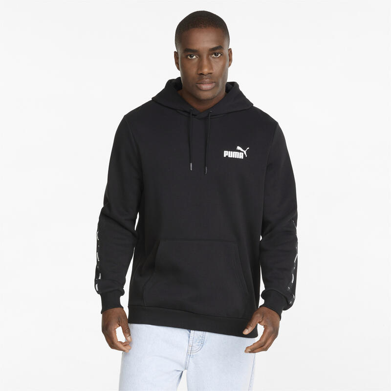 Essentials+ Tape hoodie voor heren PUMA Black