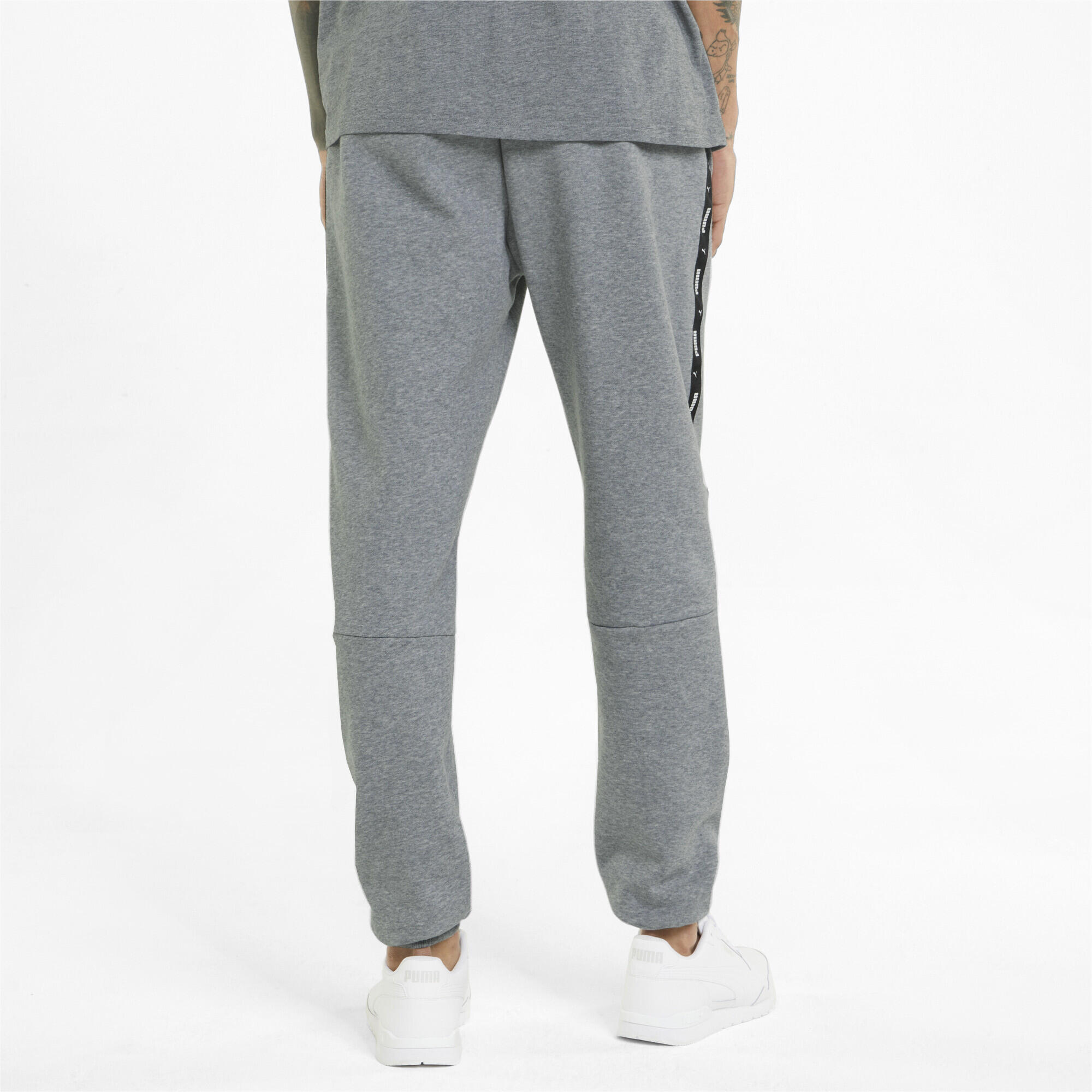 Pantalon de survêtement Essentials+ Tape Homme PUMA Medium Gray Heather 3/6
