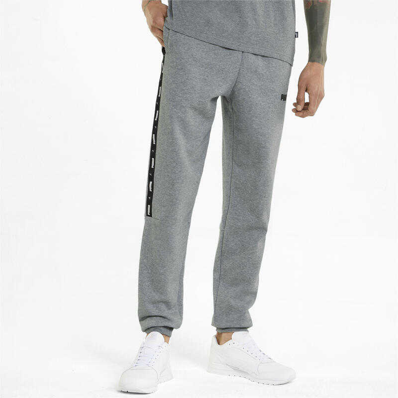 Pantalon de survêtement Essentials+ Tape Homme PUMA Medium Gray Heather