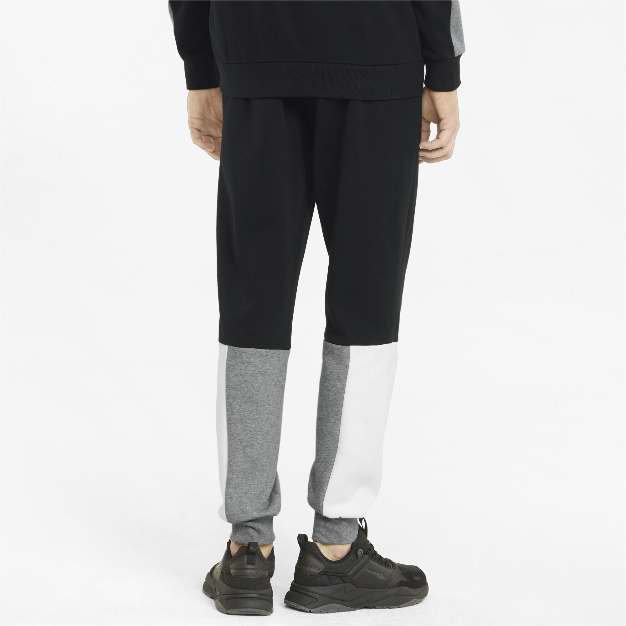 Essentials+ Block Jogginghose Herren PUMA Black 4/7