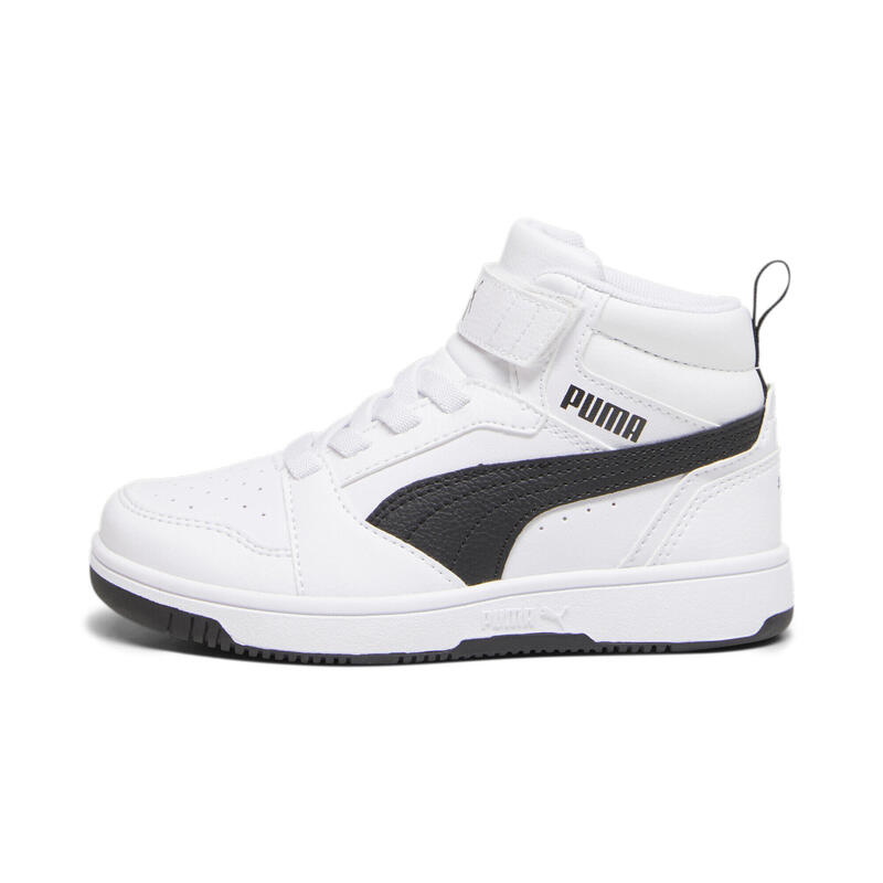 Dziecięce sneakersy Rebound V6 Mid PUMA White Black
