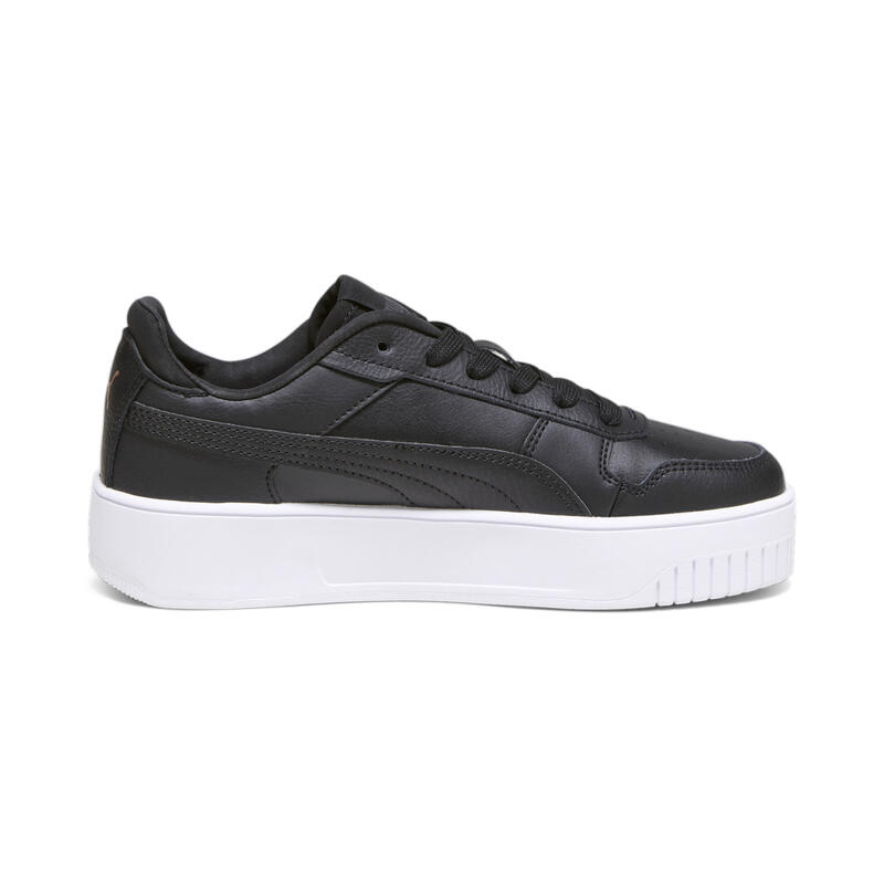 Baskets Carina Street Enfant et Adolescent PUMA Black Rose Gold White Metallic