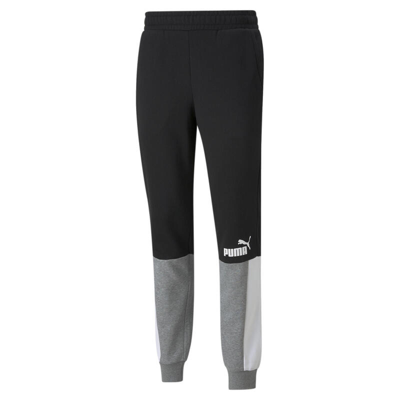 Pantalones de chándal Essentials+ Block Hombre PUMA Black