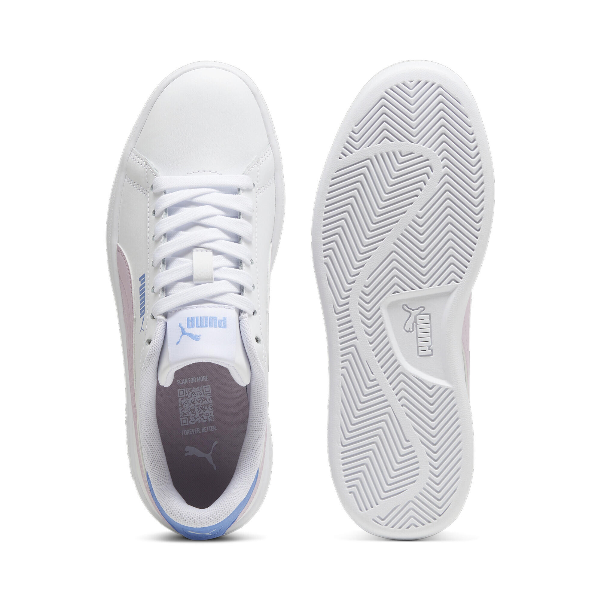 Baskets en cuir Smash 3.0 Enfant et Adolescent PUMA 4/7