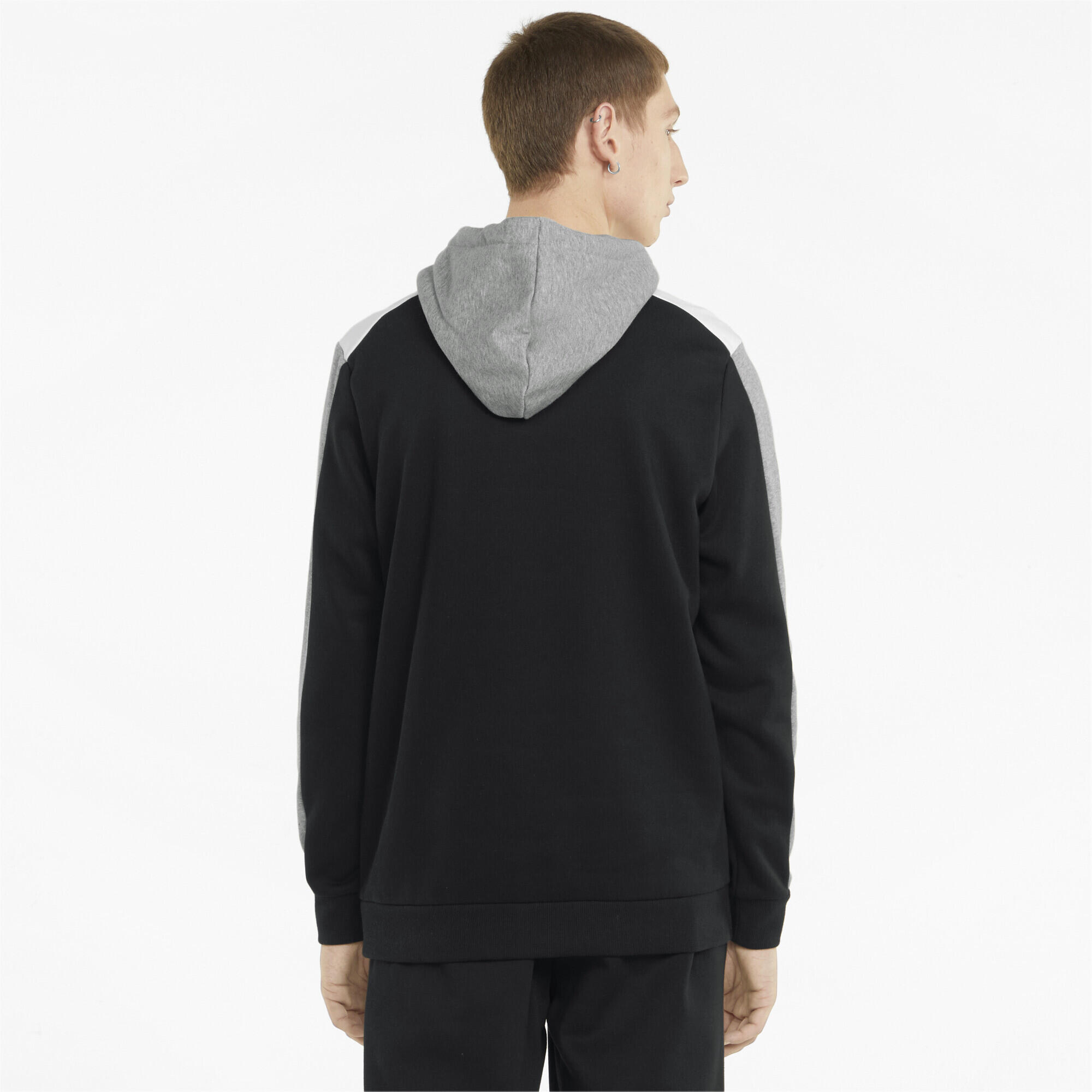 Sudadera con capucha Essentials+ Block Hombre PUMA Black 3/5